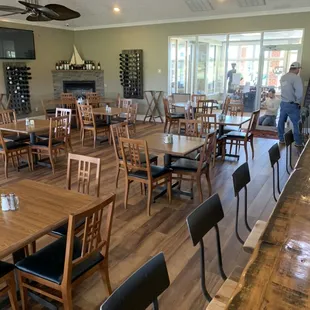 tables and chairs