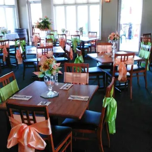 sushi and sashimi, interior