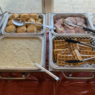 Thanksgiving day buffet
