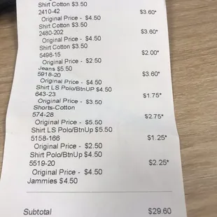 Great prices for a growing child