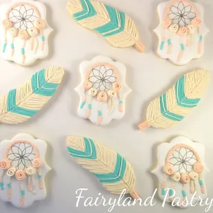 dream catcher cookies and cookies