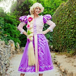 Rapunzel party, princess party character visits for birthdays in dallas and fort worth areas