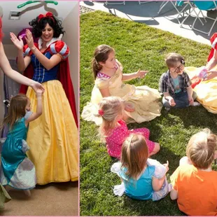 Princess Character Visits for Birthday parties, serving the Dallas and Fort Worth Area. DFW Princess Parties