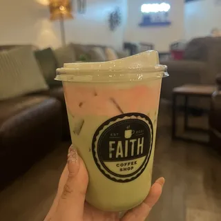 Strawberry Matcha Latte