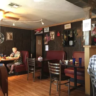 a man sitting at a table