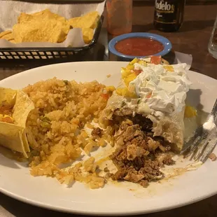 Food was pretty good after a long drive. Came out fast and hot