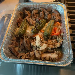 Beef and Chicken Fajitas