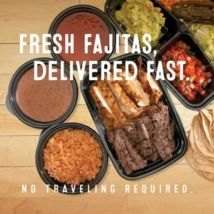 a variety of food items