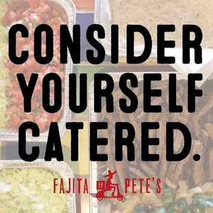 a variety of food items