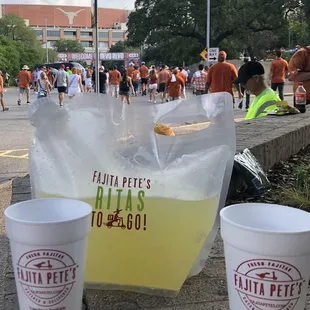 Margs are perfect for tailgating!