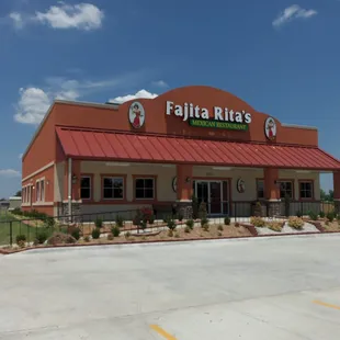 the front of the restaurant