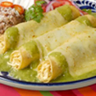 Enchiladas verdes