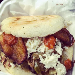 Arepas! The infamous Pabellon