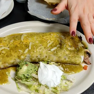 Pepper's Fajita Burrito