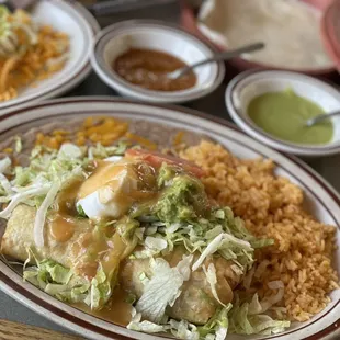 Shredded beef chimichanga