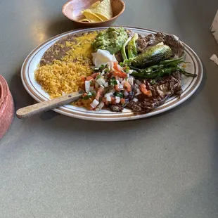Plate o Carne Asada