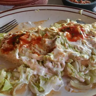 Shredded Chicken Burrito