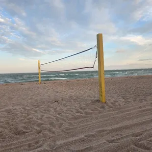 Volleyball net ... Yes we also have the volleyballs