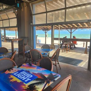 Outdoor covered seating