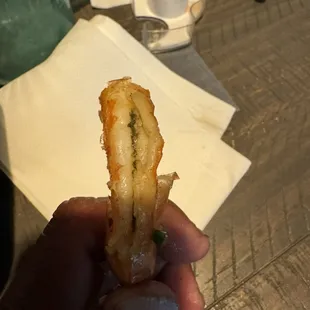 Sweet Chili Garlic Shrimp Plate (Meant to be eaten w/ shell) with poop