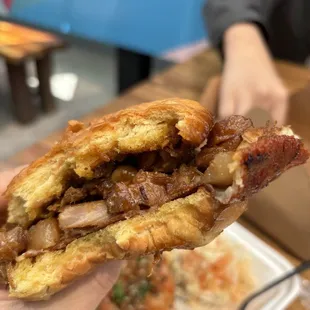 Pork Belly Grilled Cheese Sando
