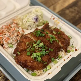 6.21.21 Honey sesame chicken katsu