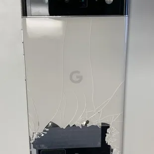 Damage by shop during screen repair efforts
