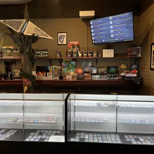 a view of the counter area