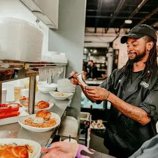 interior, sushi and sashimi