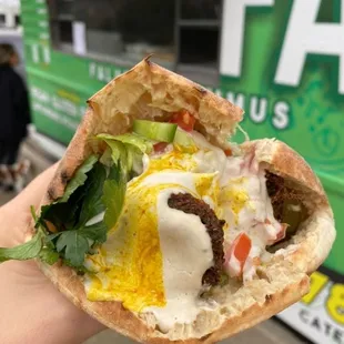 Falafel sandwich