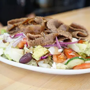 Greek Salad with Gyro