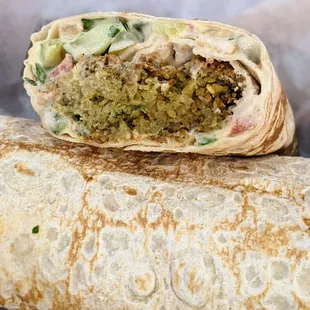 Falafel wrap