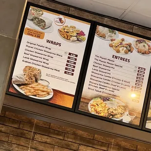 menus