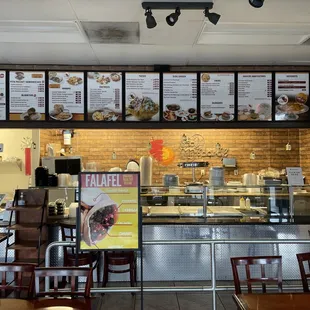 Menu/ front counter