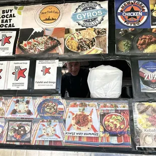 The menu