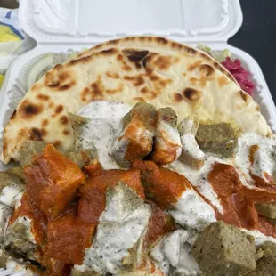 Beef gyro and rice