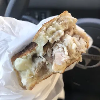 Chicken With Garlic Sauce Sandwich