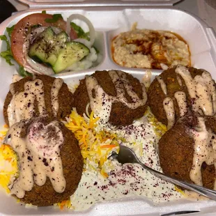 Falafel Platter AMAZING