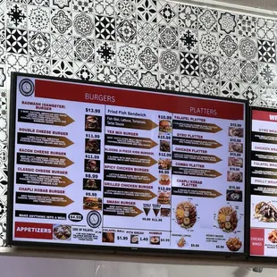 Menus