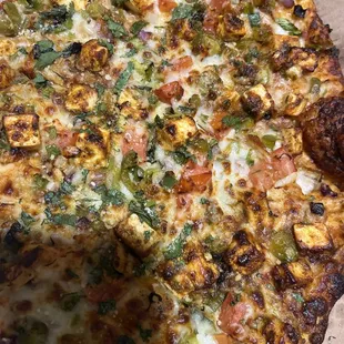 Paneer pizza . it is awesome flavor with hight quality taste .