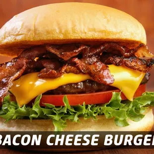 a bacon cheese burger