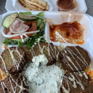 Falafel Platter.