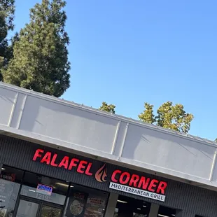 the front of a restaurant