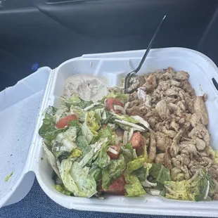 Chicken Shawerma Plate