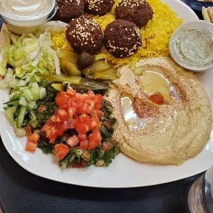 Falafel plate
