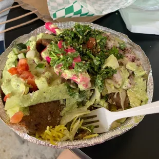 lamb-beef gyro bowl!