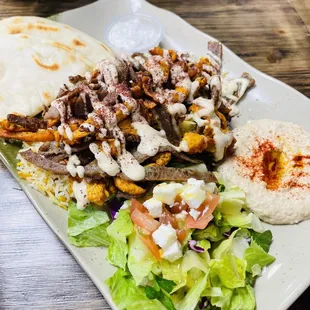 a plate of food