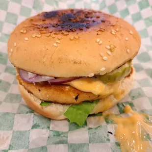 Salmon sandwich