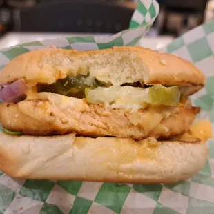 Salmon sandwich