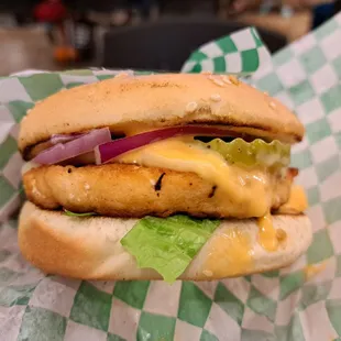 Salmon sandwich